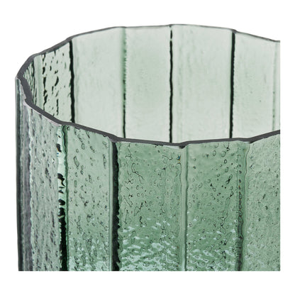 Blumentopf - Blumentopf, Glas, Moosgrün, ø15x15 cm