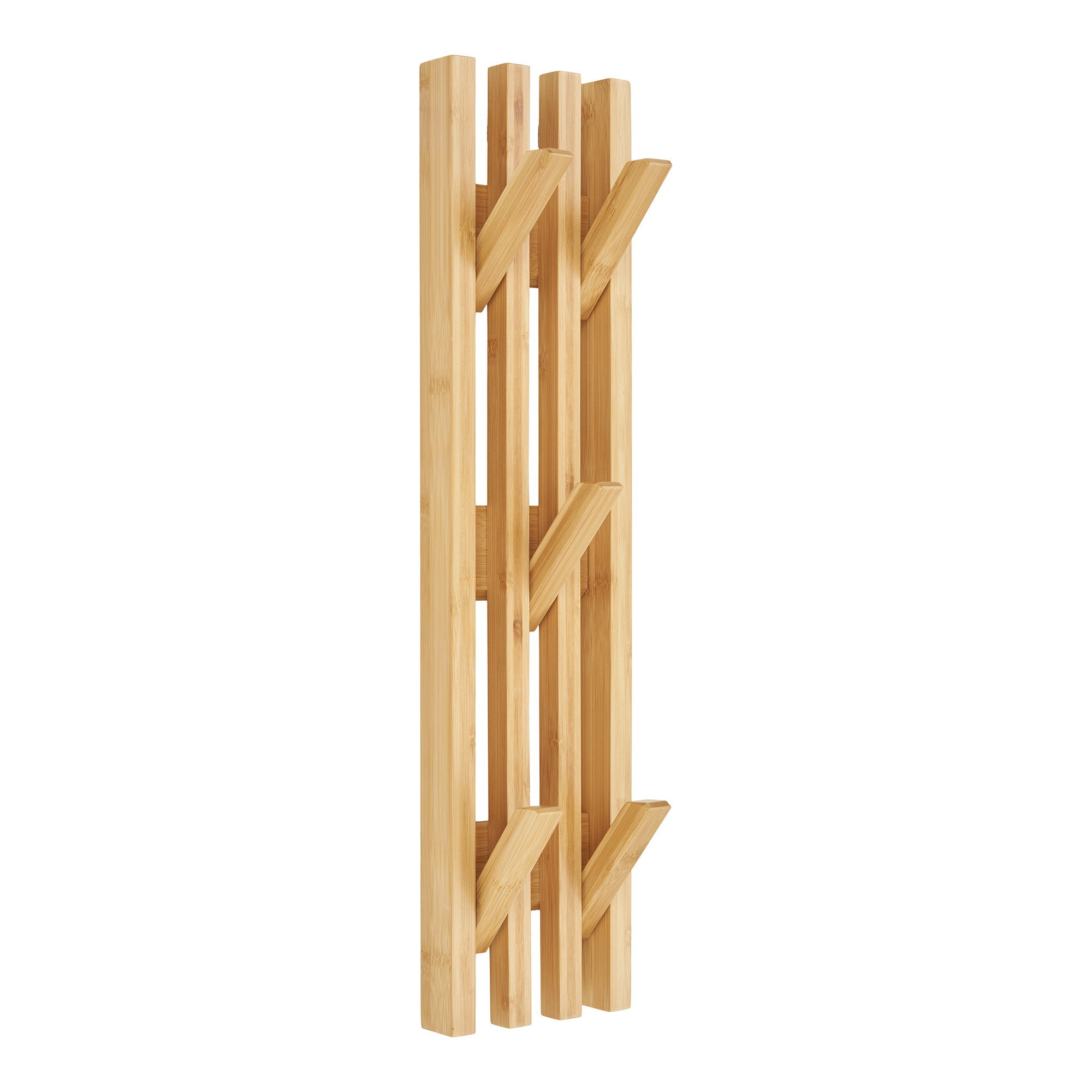 Ember Coat Rack - Coat rack, bamboo, natural 14x60 cm