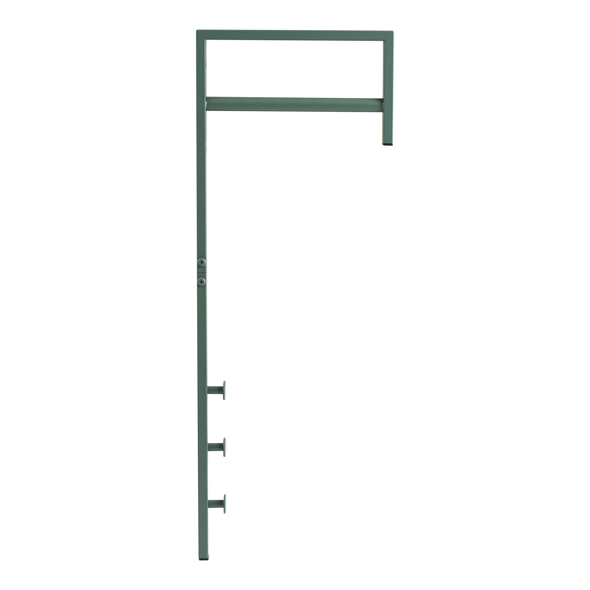 Trento Clothes Rack - Clothes rack, metal, green 3x30x82 cm