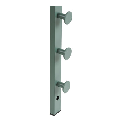 Trento Clothes Rack - Clothes rack, metal, green 3x30x82 cm