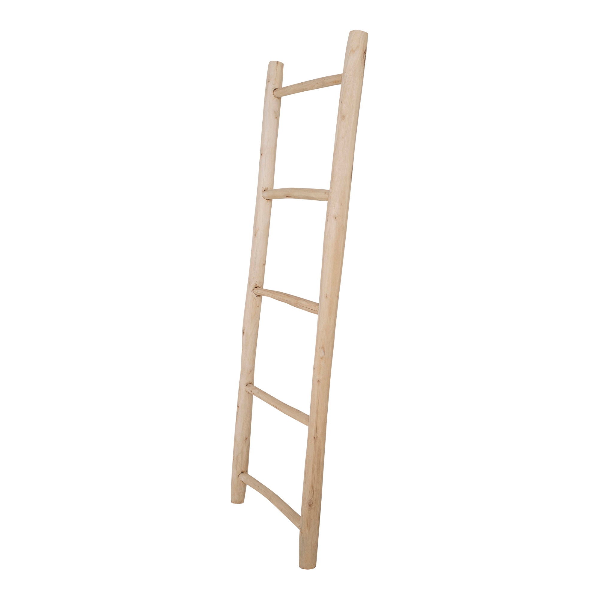 Decorative ladder - Decorative ladder, teak, natural 50x150 cm