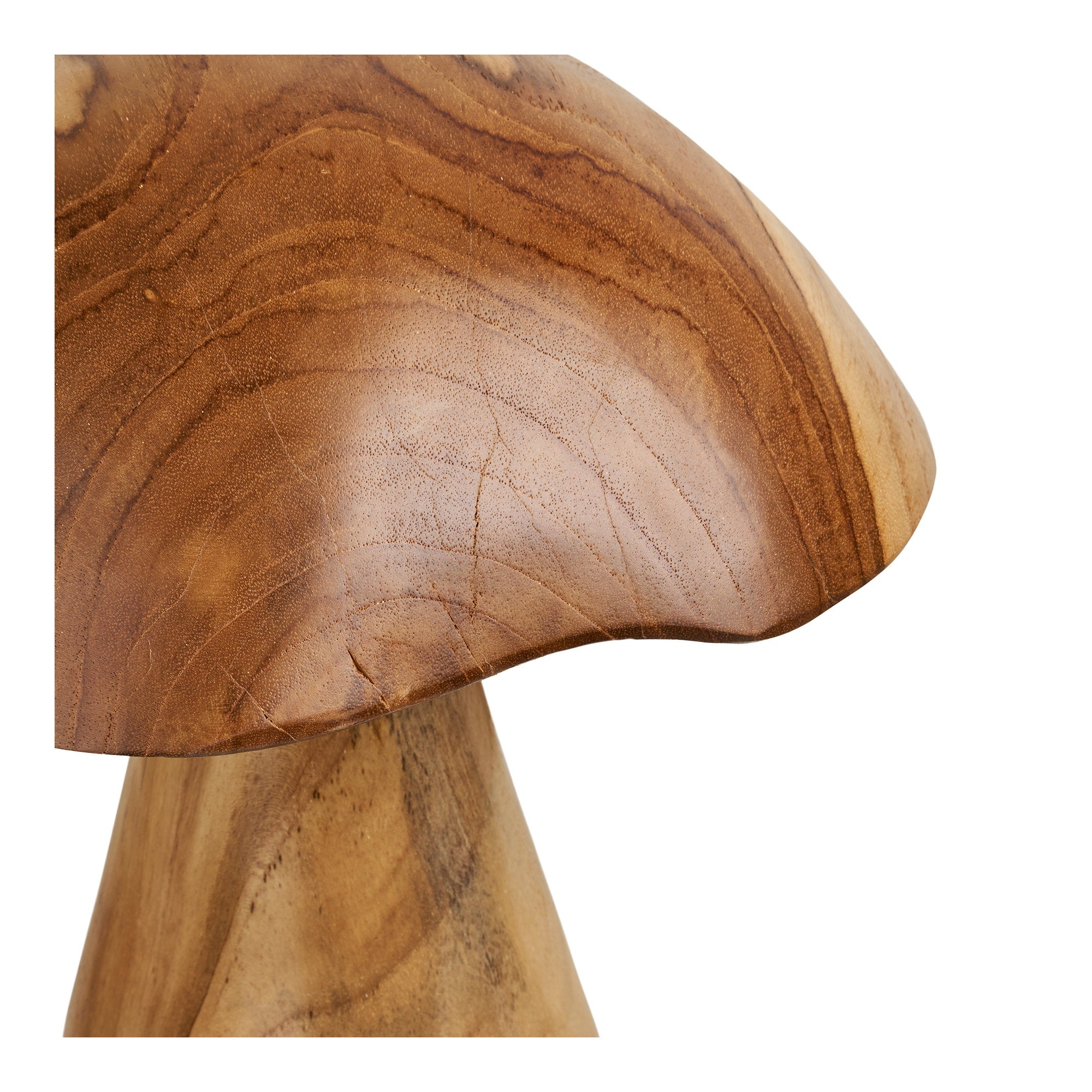 Kodi Decoration Mushrooms - Decoration Mushrooms, teak, natural, set of 2