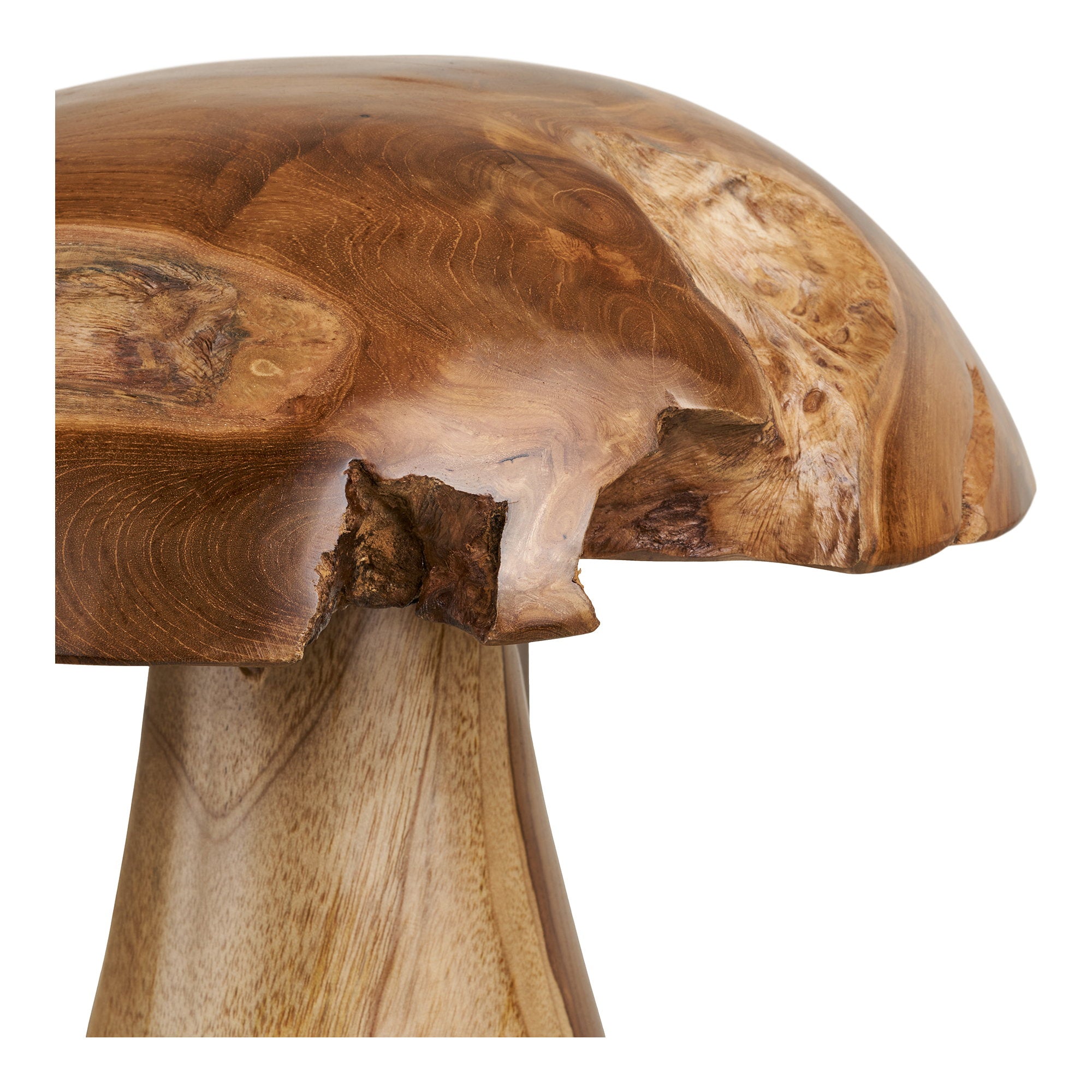 Kodi Decoration Mushrooms - Decoration Mushrooms, teak, natural, set of 2