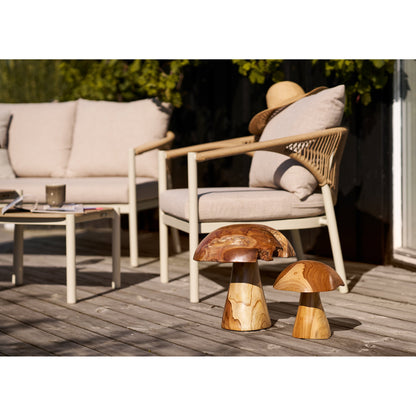 Kodi Decoration Mushrooms - Decoration Mushrooms, teak, natural, set of 2