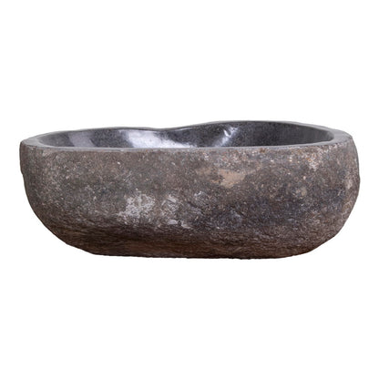 Donau Riverstone Waschbecken - Waschbecken, Flussstein, Natur 35x40x15 cm