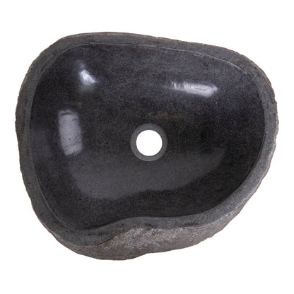Donau Riverstone Waschbecken - Waschbecken, Flussstein, Natur 35x40x15 cm