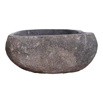 Donau Riverstone Waschbecken - Waschbecken, Flussstein, Natur 35x40x15 cm