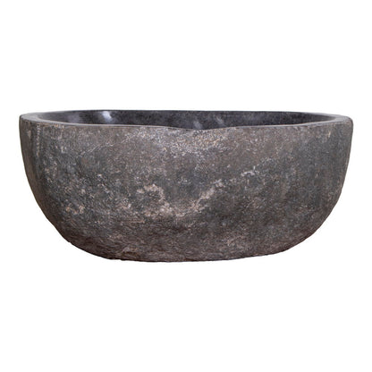 Donau Riverstone Waschbecken - Waschbecken, Flussstein, Natur 35x40x15 cm