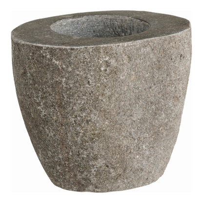 Gara Storrage Jar - Storrage jar, riverstone, natural 9x10,5x10 cm