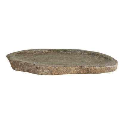 Gara Tablett - Tablett, Flussstein, natur 30x25x3 cm