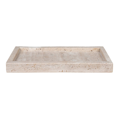 Tray  - <p>Tray, travertine, natural, 30,5x15 cm</p>