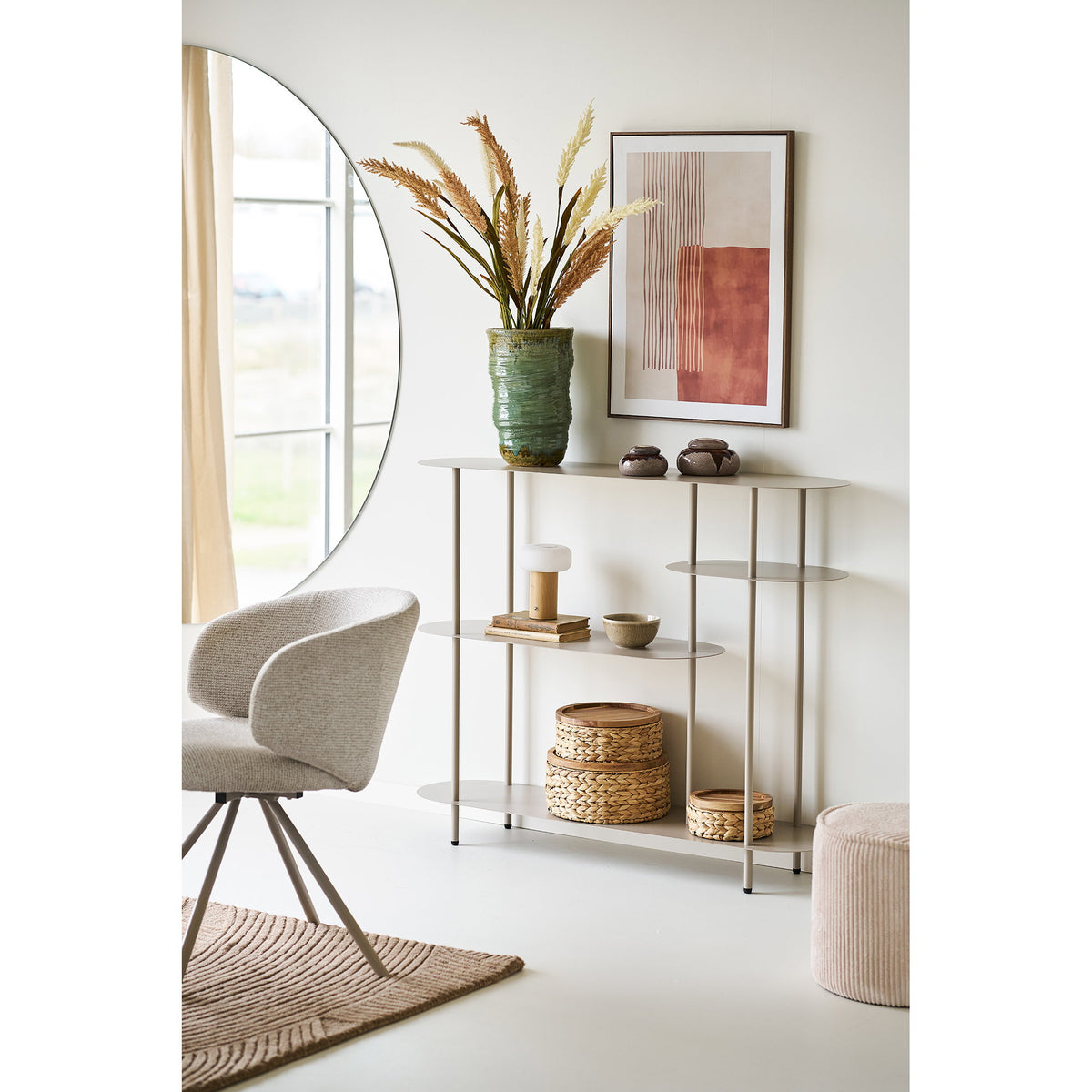 Voorraadpotten Jars – keramiek, bruin, set van 2
