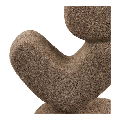 Decoratief object keramiek – bruin, 16x8x36 cm