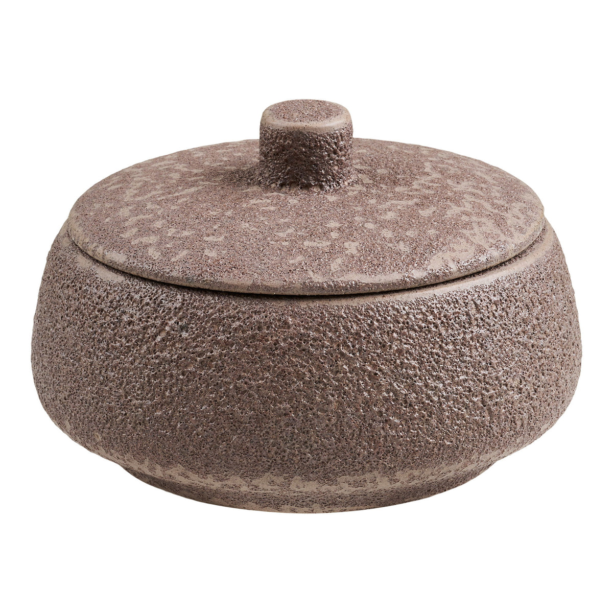 Voorraadpot Jar – keramiek, bruin, ø15x9,5 cm