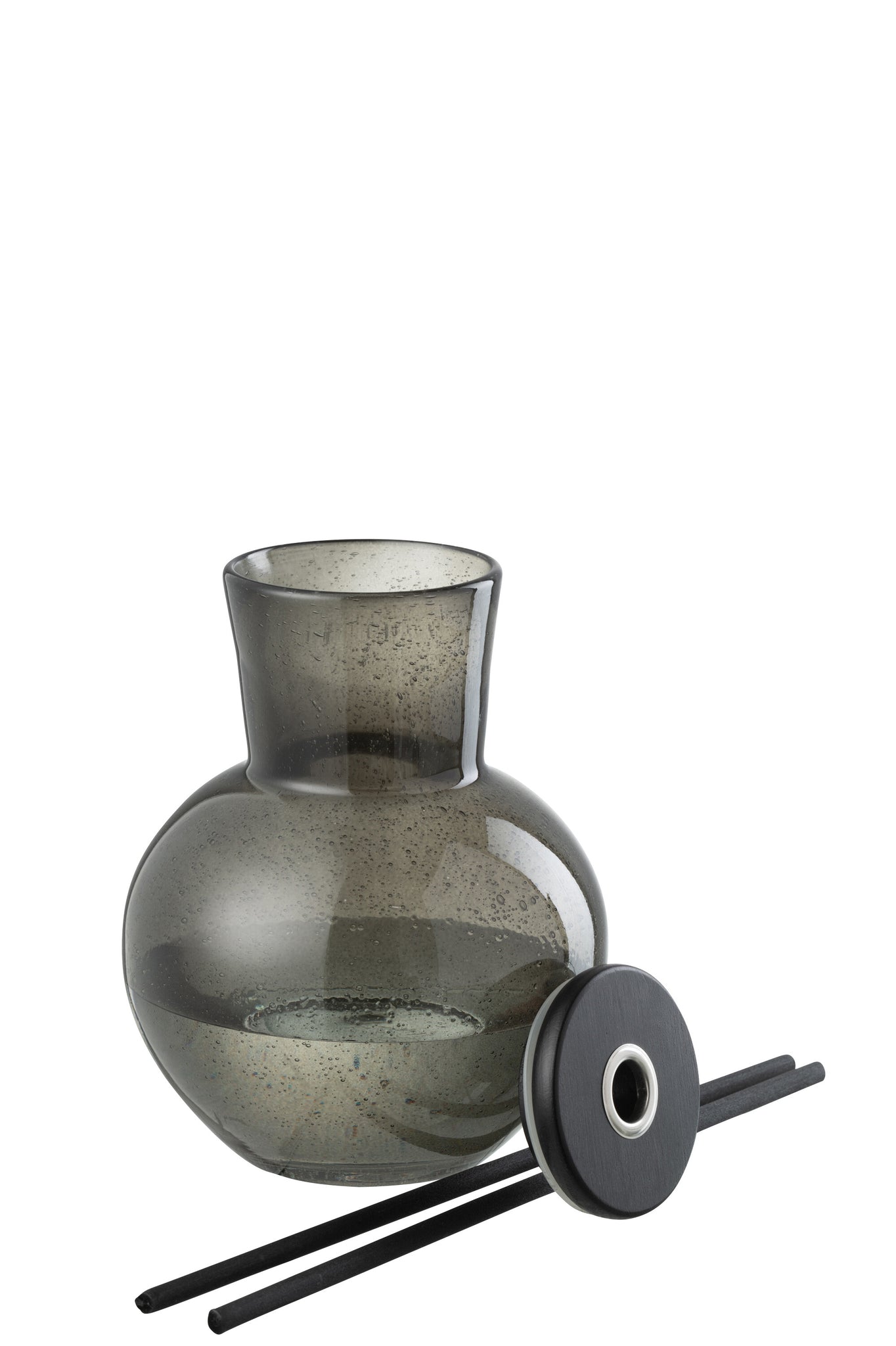 Scented Oil Vase Lid Olive&Frankincense Glass Green