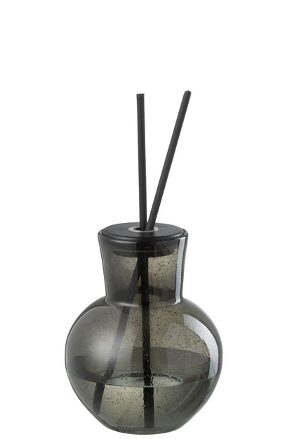 Geurolie Olive & Frankincense — glas groen, vaasdeksel