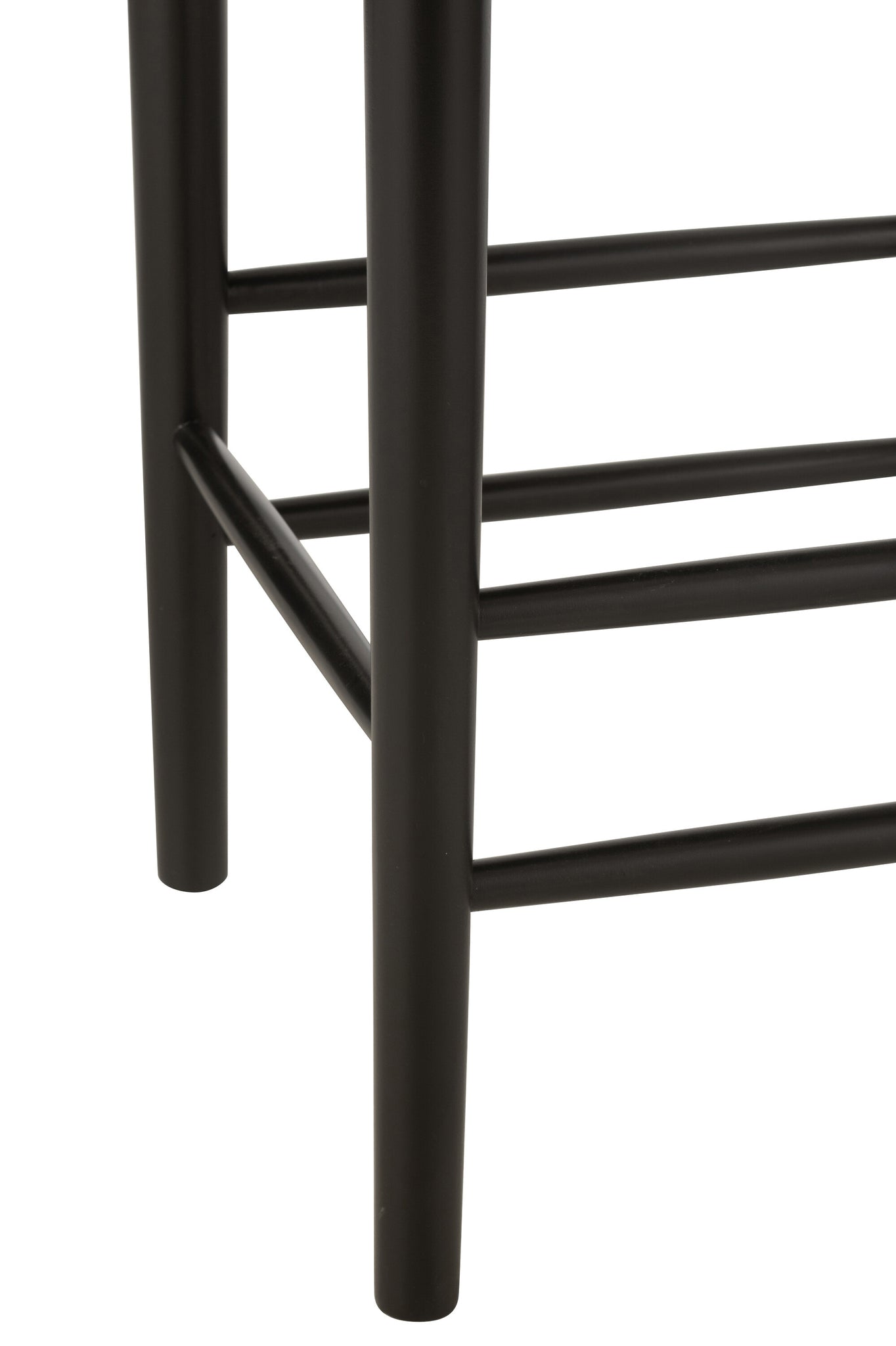 Bar Chair Orient Beech Wood/Rope Black