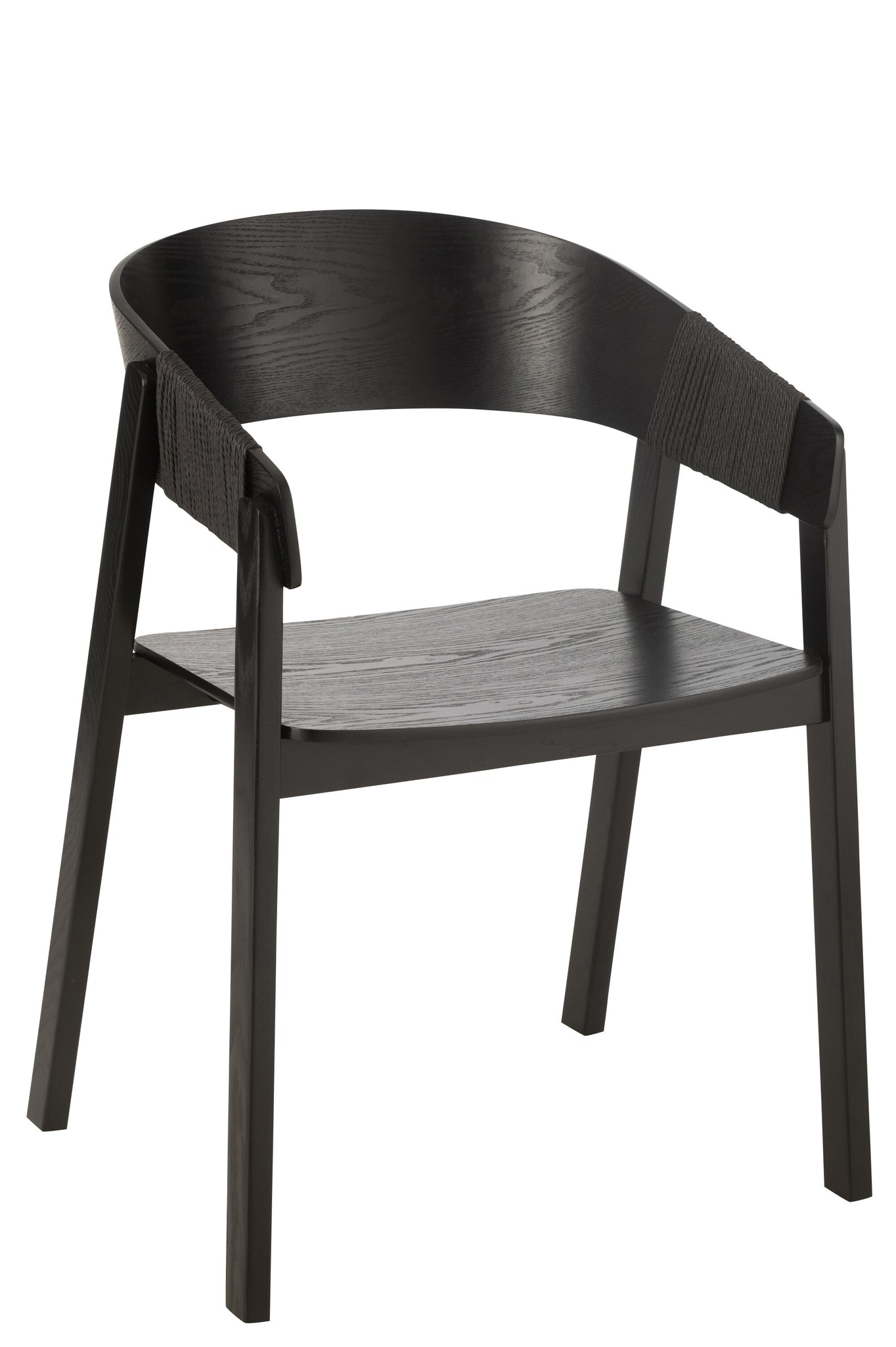 Chair Naga Ashwood/Rope Black