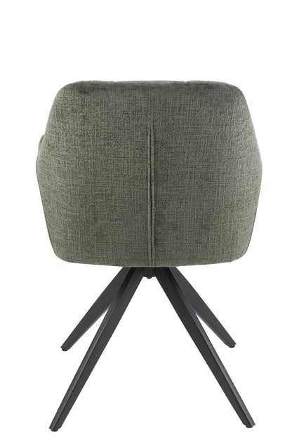 Chair Louna Iron/Acrylic Green