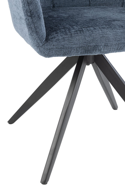 Chair Louna Iron/Acrylic Blue