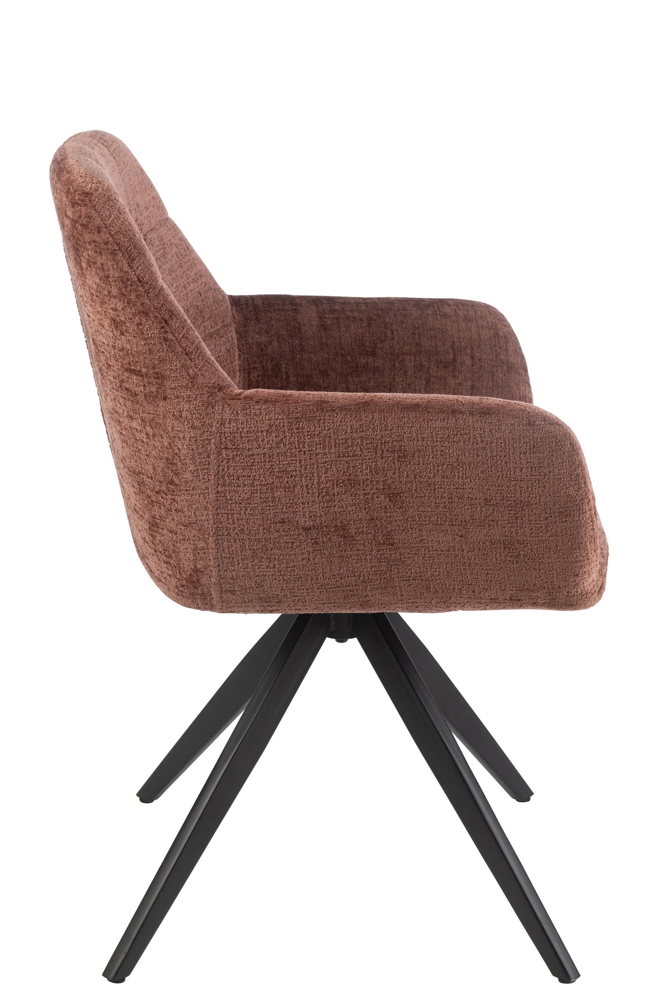 Chair Louna Iron/Acrylic Brown