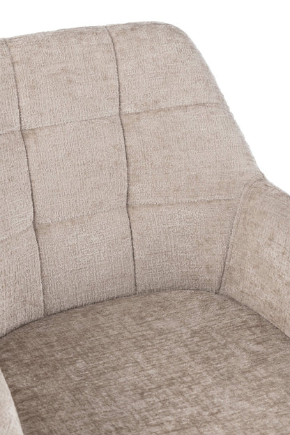 Stuhl Louna Eisen/Acryl Greige