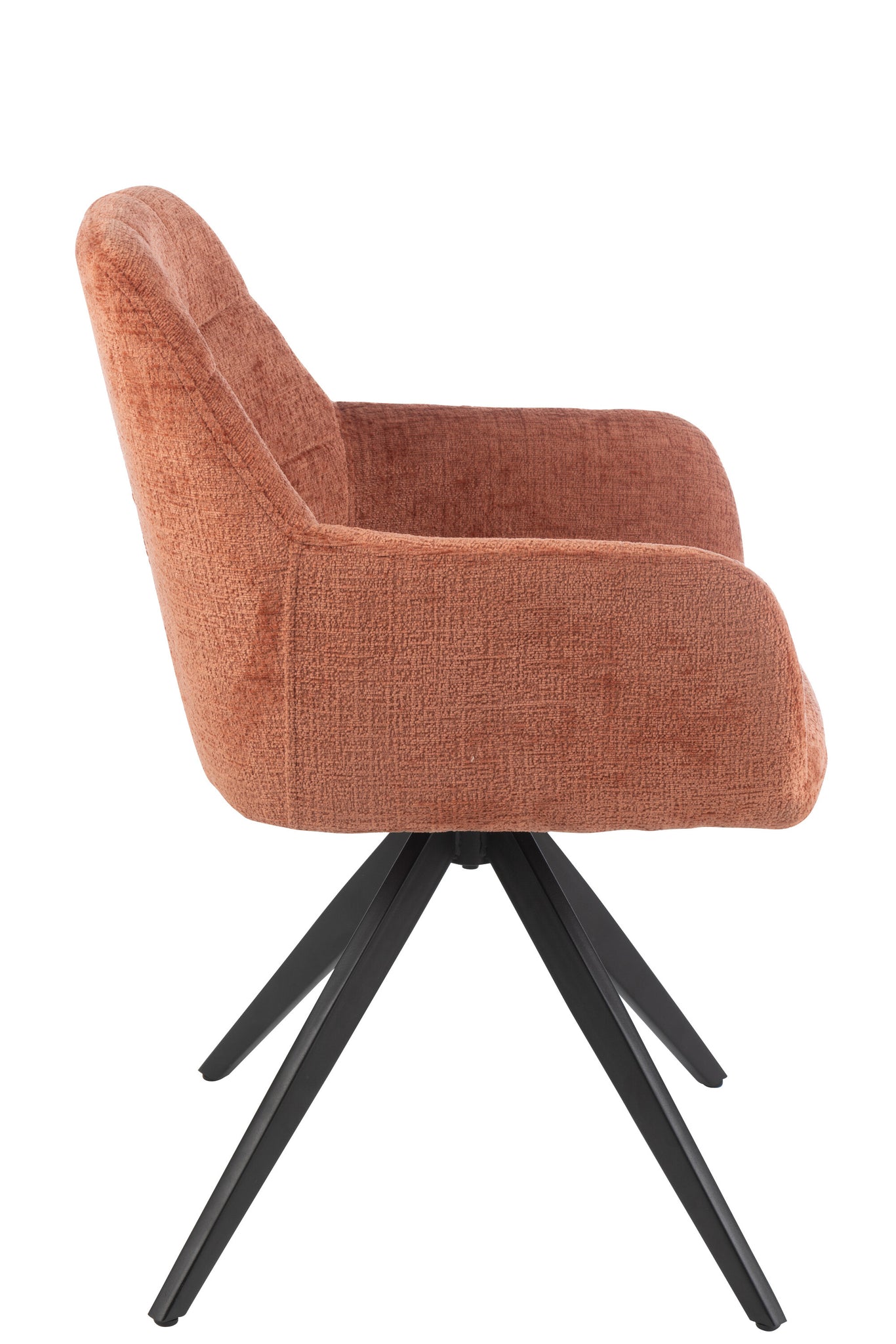 Chair Louna Iron/Acrylic Peach
