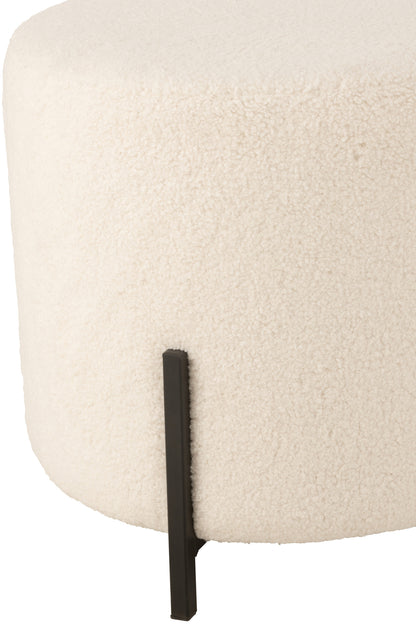 Stool Sheep Fabric/Foam White