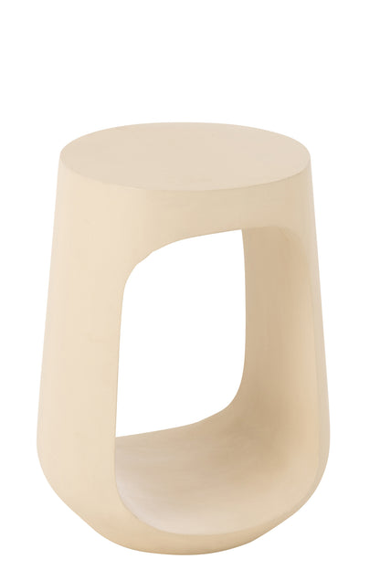 Side Table Pod Mango Wood Beige