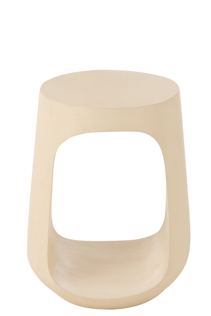Side Table Pod Mango Wood Beige