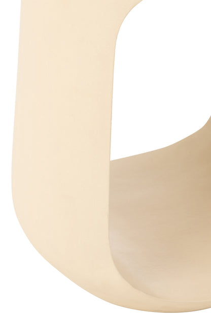 Side Table Pod Mango Wood Beige