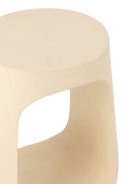 Side Table Pod Mango Wood Beige