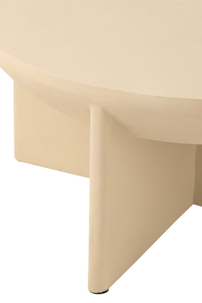 Halfy salontafel – mangohout, beige