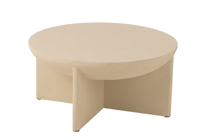 Halfy salontafel – mangohout, beige
