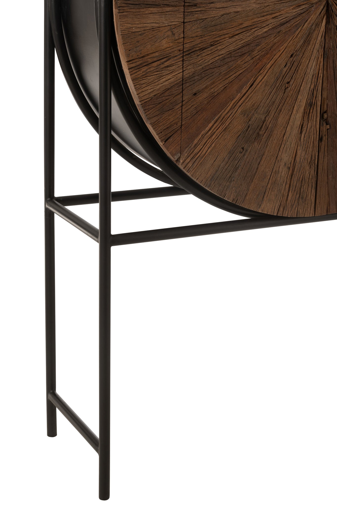 Bar Cabinet Shanil Recycled Wood/Mdf Brown/Black