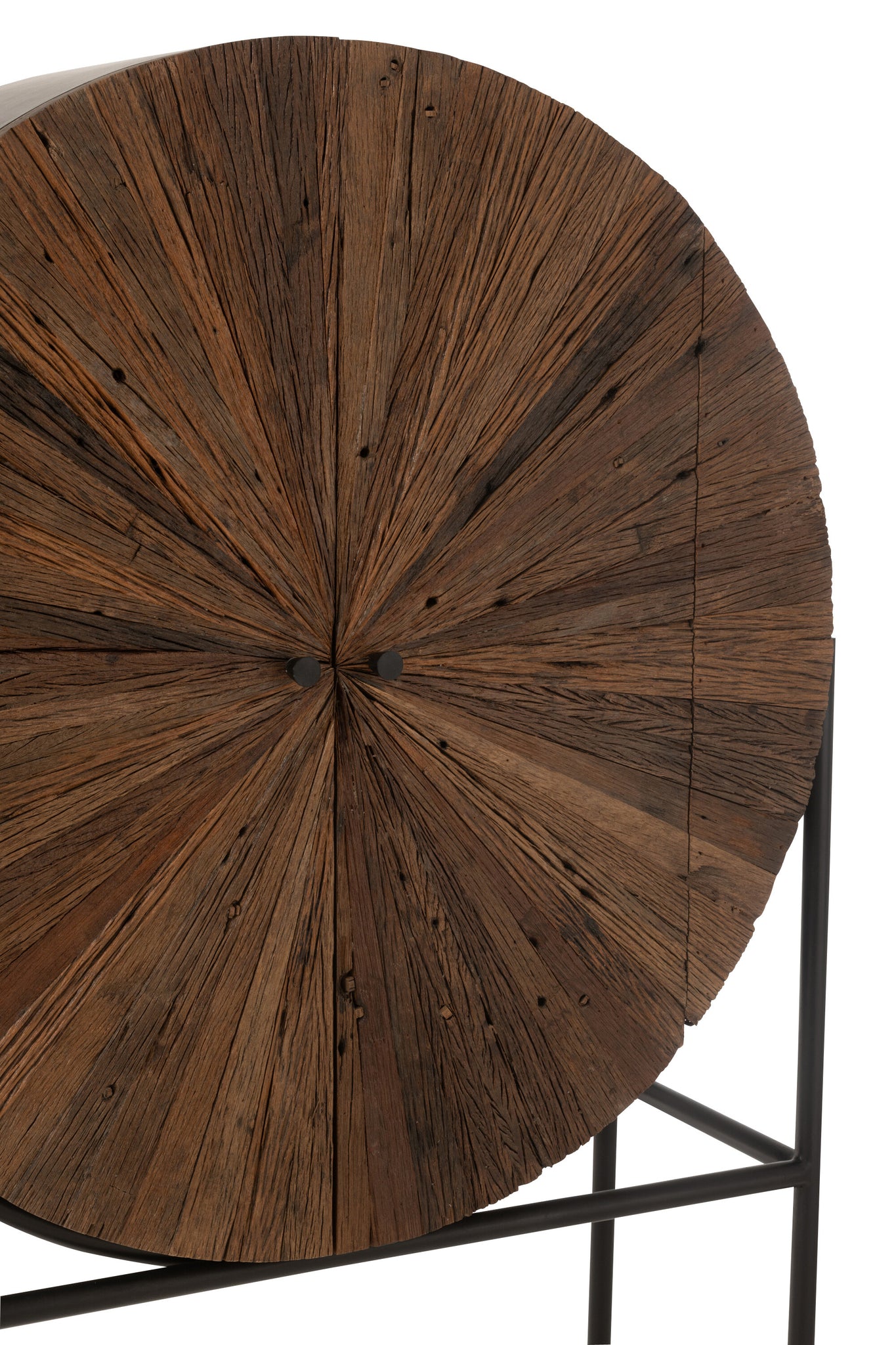 Bar Cabinet Shanil Recycled Wood/Mdf Brown/Black