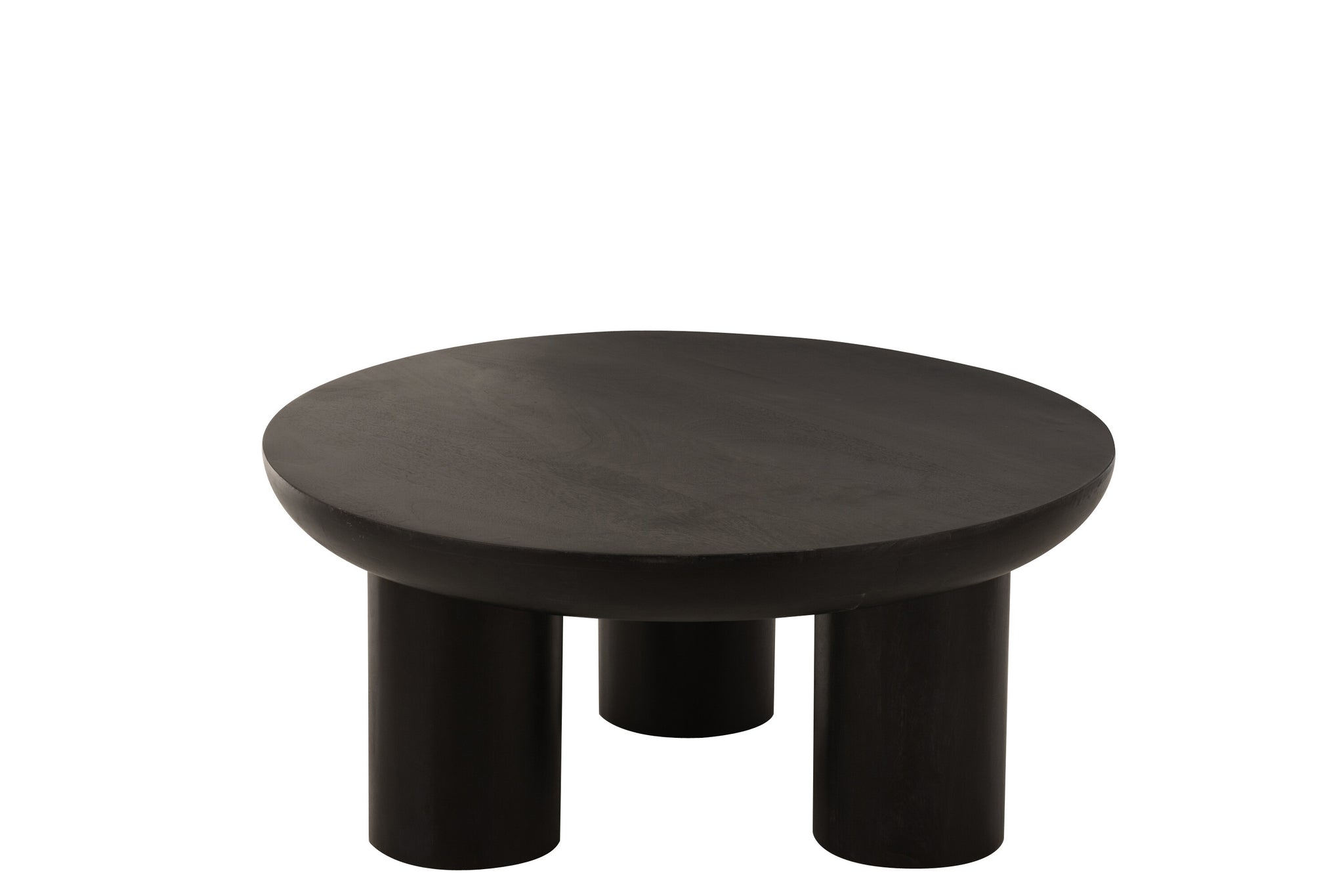 Couchtisch-Trio Mangoholz Schwarz