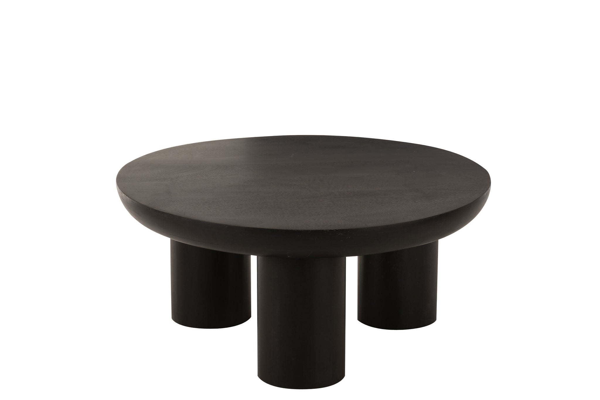 Couchtisch-Trio Mangoholz Schwarz