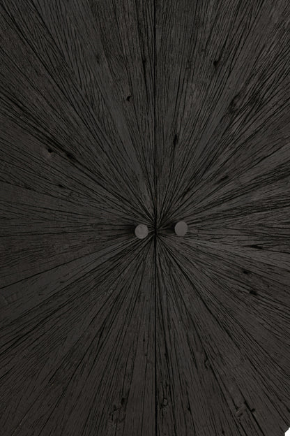 Cabinet Bar Shanil Recycled Wood/Mdf Black