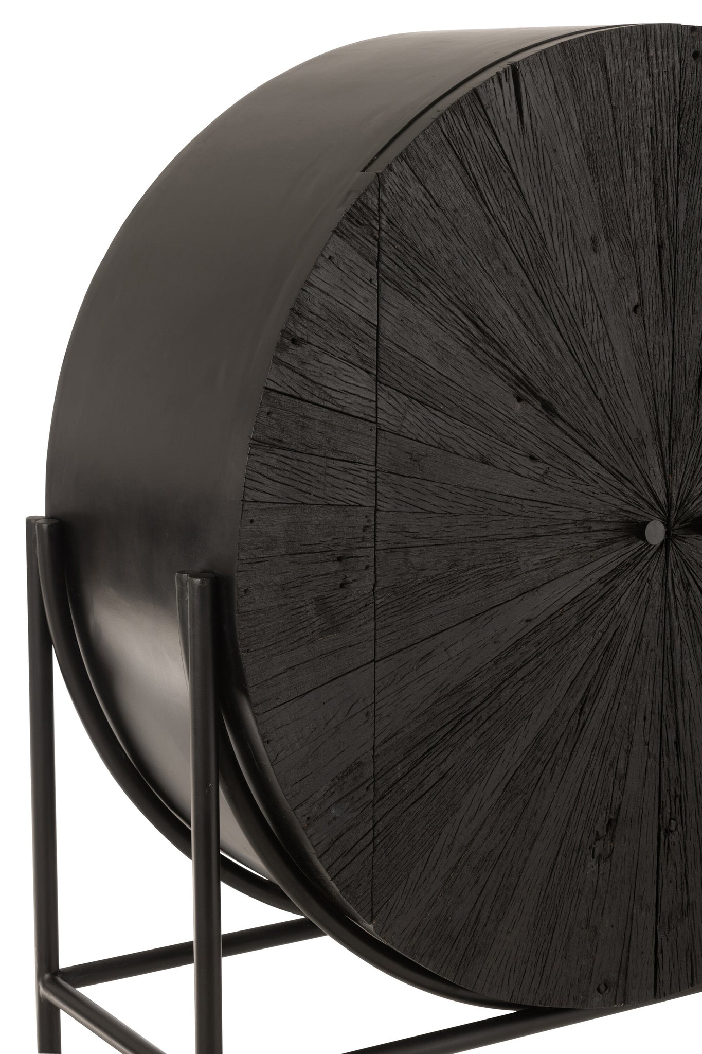 Cabinet Bar Shanil Recycled Wood/Mdf Black