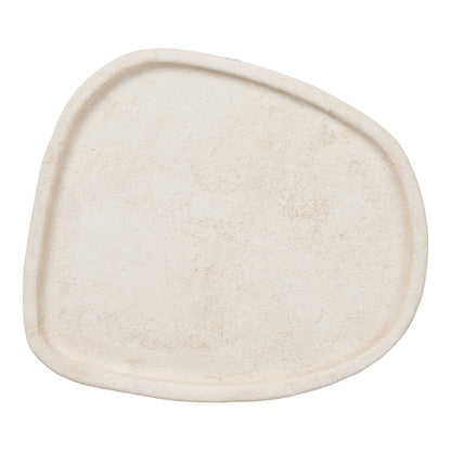 Tray - Tray, cement, beige 35x30x2,5 cm