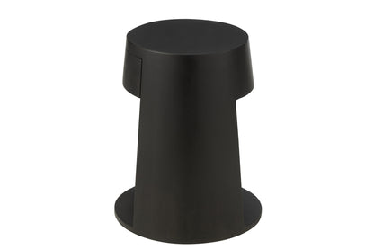 Couchtisch, Mangoholz/MDF, Schwarz