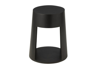Couchtisch, Mangoholz/MDF, Schwarz