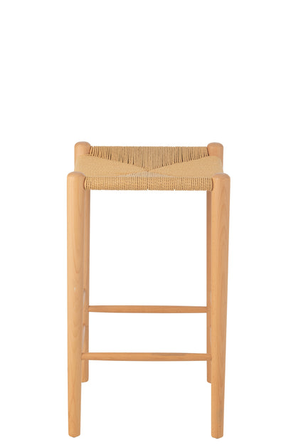 Bar Chair Orient Beech Wood/Rope Natural