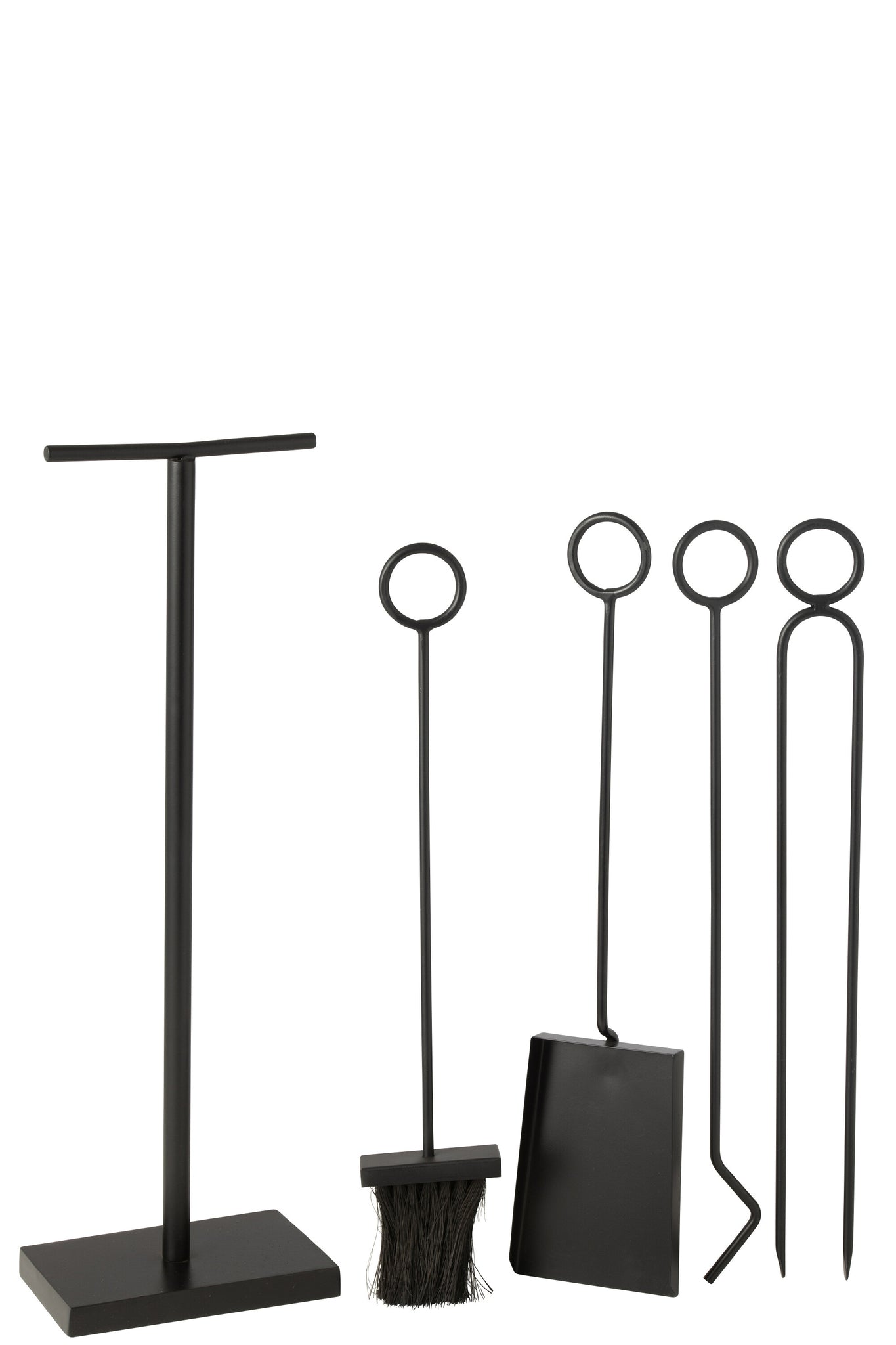 Fireplace Tools Ring Metal Noir
