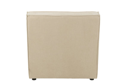 Sofa Grid Pappelholz/Schaumstoff Beige