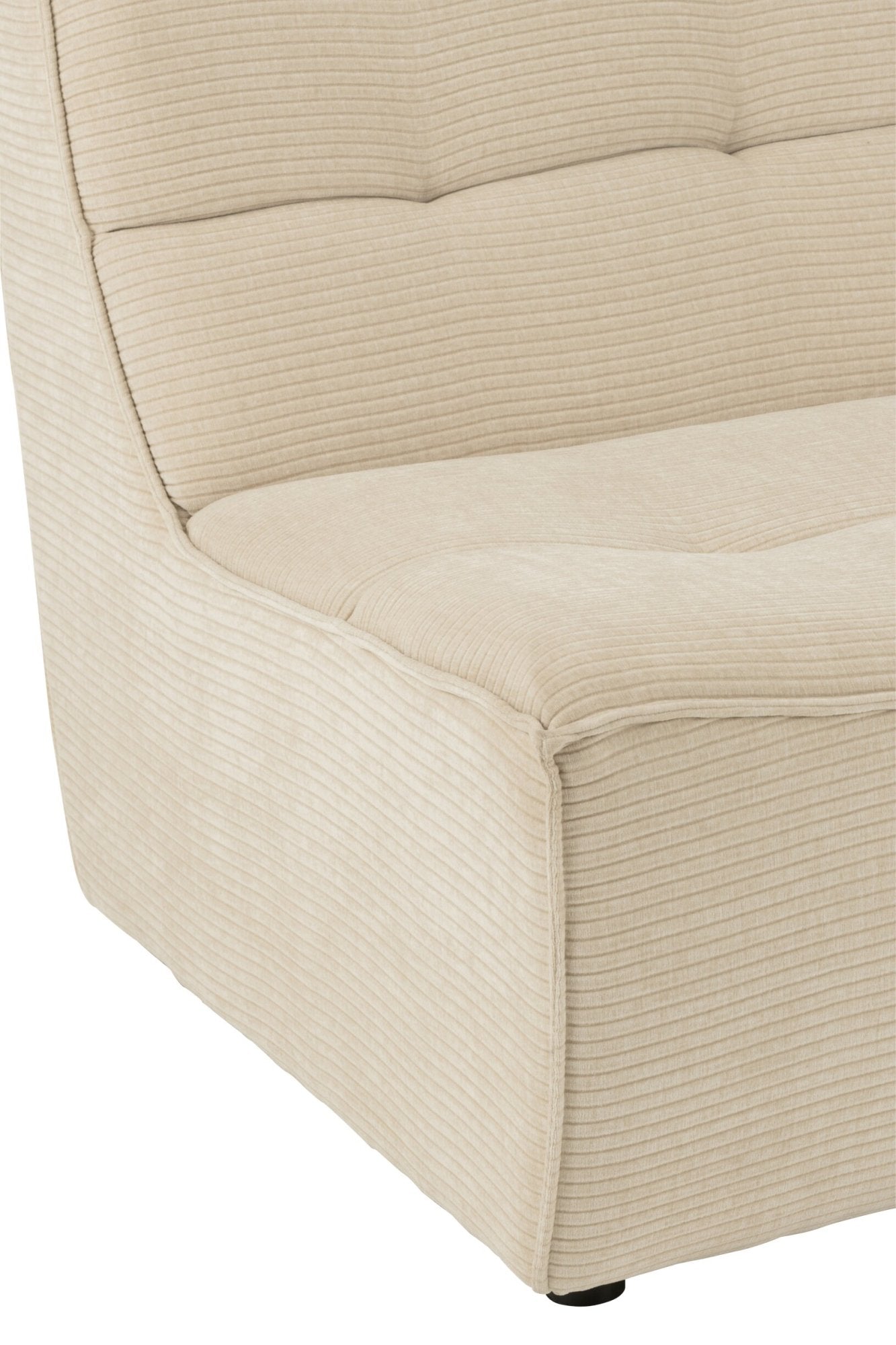 Sofa Grid Pappelholz/Schaumstoff Beige
