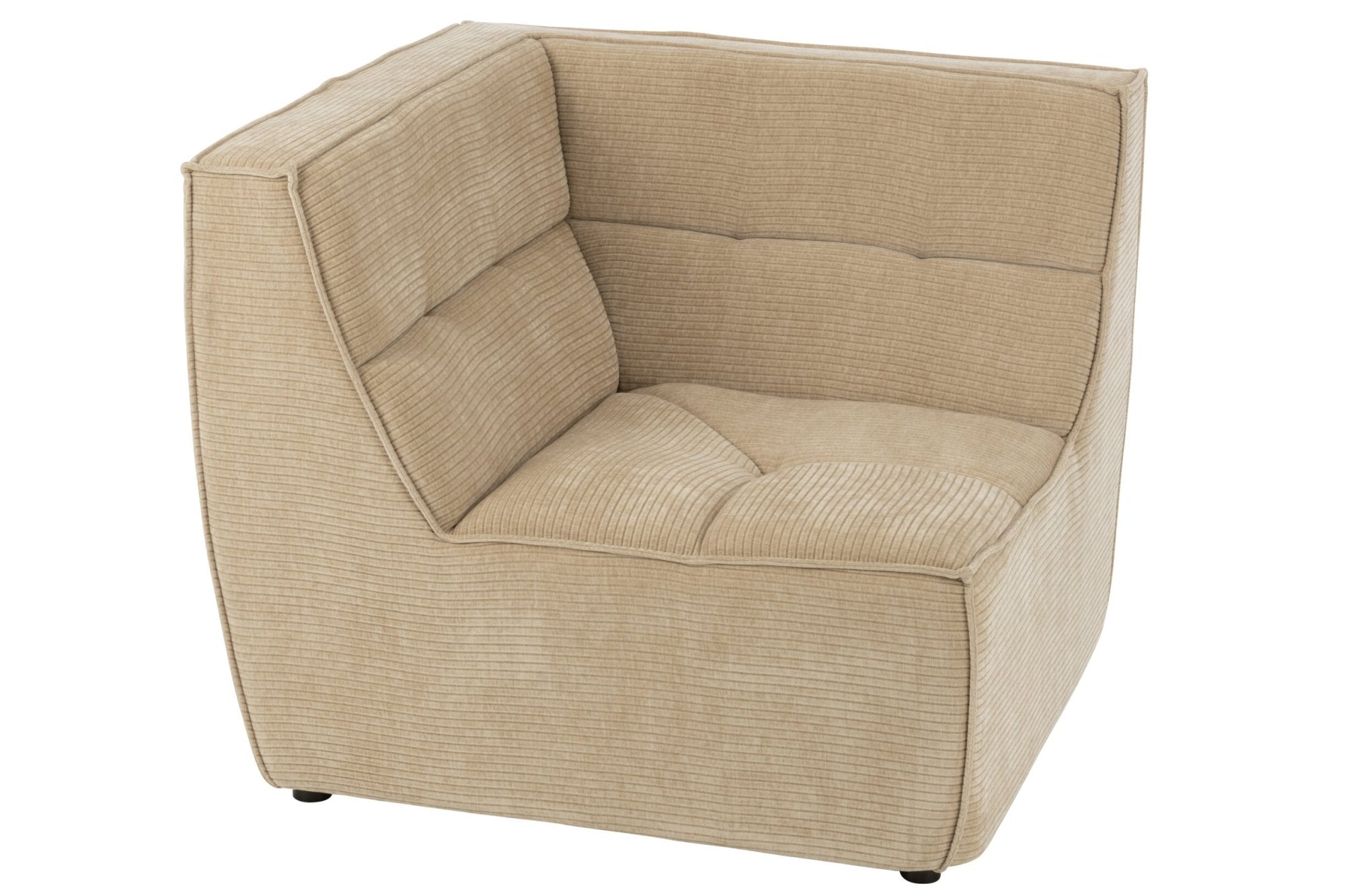 Sofa-Eckelement Gitter Pappelholz/Schaumstoff Dunkelbeige