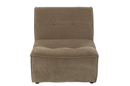 Sofa Grid Pappelholz/Schaumstoff Dunkeltaupe