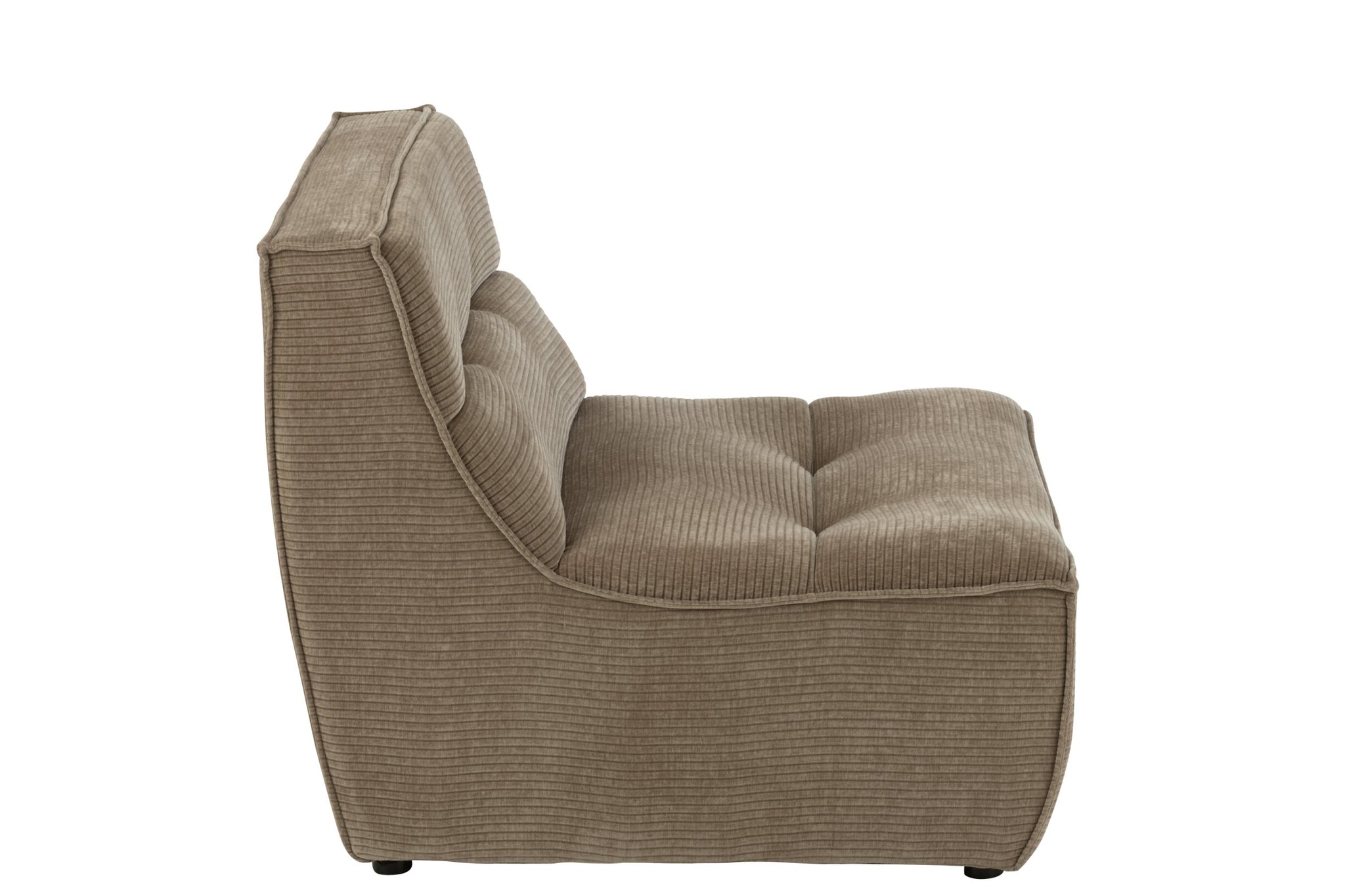 Sofa Grid Pappelholz/Schaumstoff Dunkeltaupe